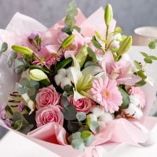 Pink-White Bouquet alt vedere product 4