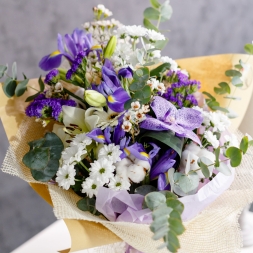 Purple-White Bouquet