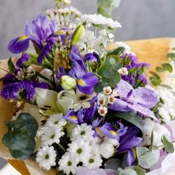 Purple-White Bouquet