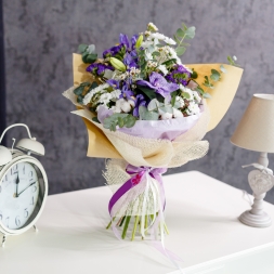 Purple-White Bouquet