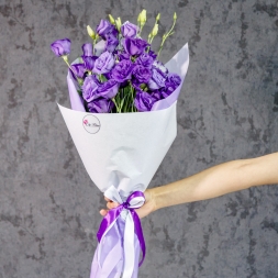 Bouquet of 11 Purple Lisianthus