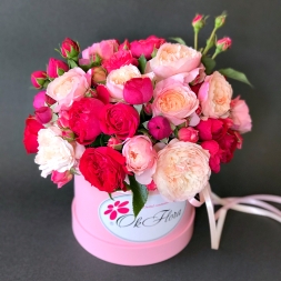 Cutie cu Trandafiri Tross Bombastic Fuchsia și Roz