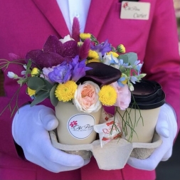 Кофе и цветы "Доброе Утро"