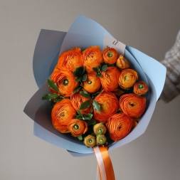 Bouquet of  Orange Ranunculus