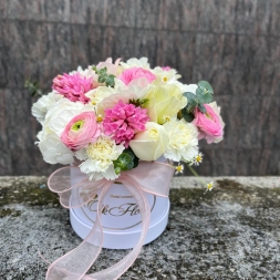 Arrangement of Mixed Flowers with Anemone and Ranunculus