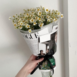 Chamomile Bouquet in Packaging