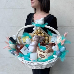 Easter gifts in the basket