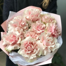 Bouquet with Pink French Roses