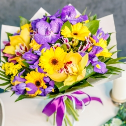 Mix Buquet yellow-violet