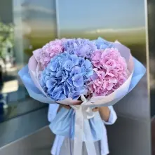 Buchet din Hortensii Multicolore alt vedere product 6