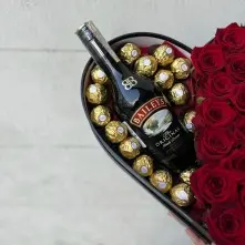 Heart with Roses, Ferrero Rocher and Baileys alt vedere product 3