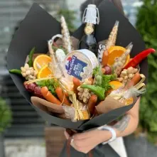 Bouquet with Beer and Snacks alt vedere product