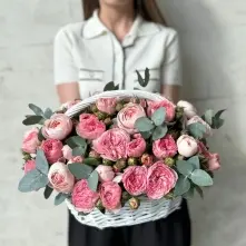 Trandafiri Pink Piano in Cos alt vedere product 2