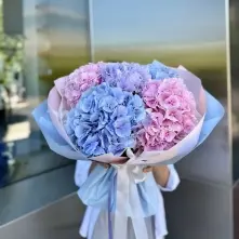 Buchet din Hortensii Multicolore alt vedere product 5