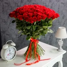 Red Roses 80-90 cm 101 pcs alt vedere product